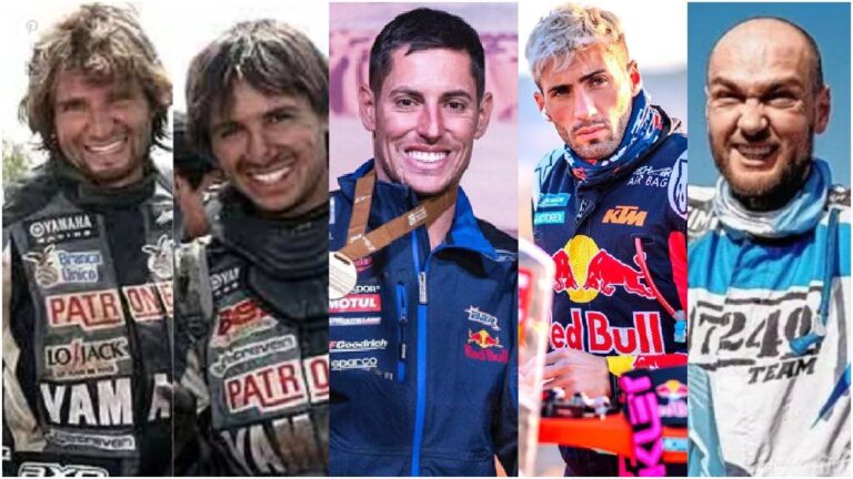 Todos los campeones argentinos en la historia del Rally Dakar