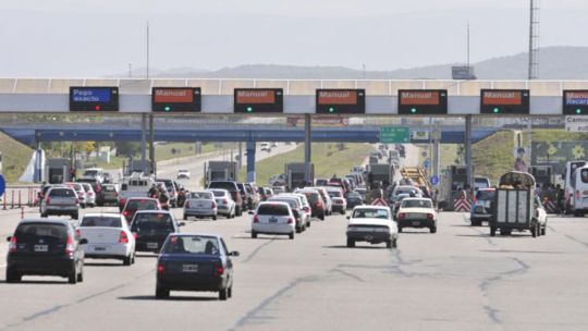 Peajes en las rutas del país, uno de los gastos a tener en cuenta para viajar