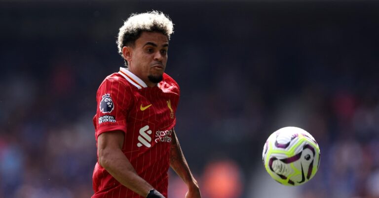 EN VIVO Liverpool vs. Ipswich, fecha 23 de la Premier League: 2024-2025 con Luis Díaz como titular