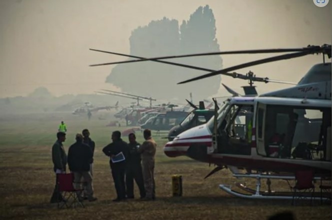 Dramática situación en el Parque Lanín: el humo impideel despegue de helicópteros hidrantes
