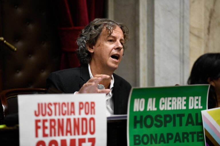 Castillo: «Cómo vamos a apoyar medidas que buscan favorecer a Milei en el proceso electoral?»