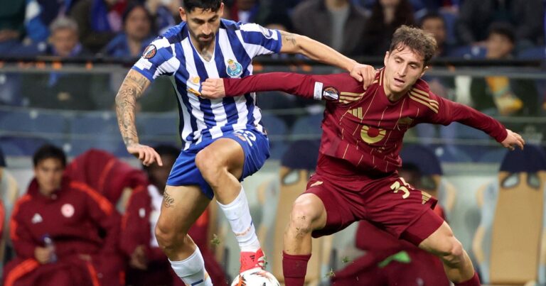 Europa League: con Paredes y Dybala, Roma visita al Porto de Varela y Nehuén Paz