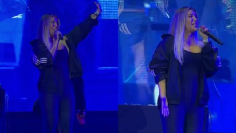 Wanda Nara se emocionó durante su presentación en Paraguay: «Estuve a punto de no venir»
