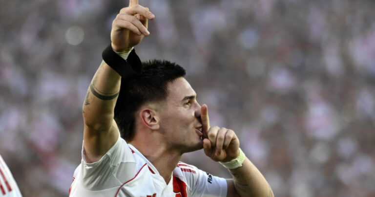 Video: el relato viral de un periodista partidario de River del golazo de Mastantuono