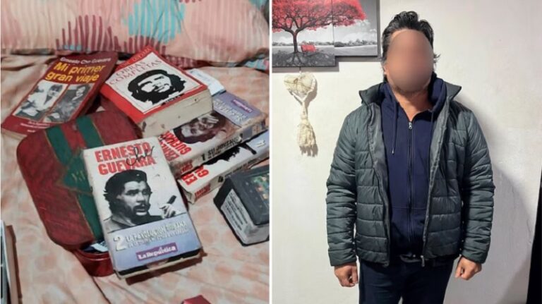 Detuvieron a un hombre por amenazar a Milei: sólo le encontraron libros del Che Guevara