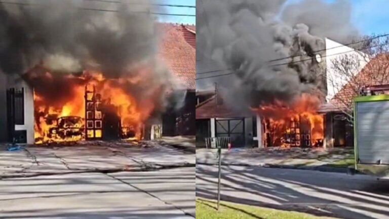 Dramático incendio en Mar del Plata: una vivienda fue consumida por las llamas