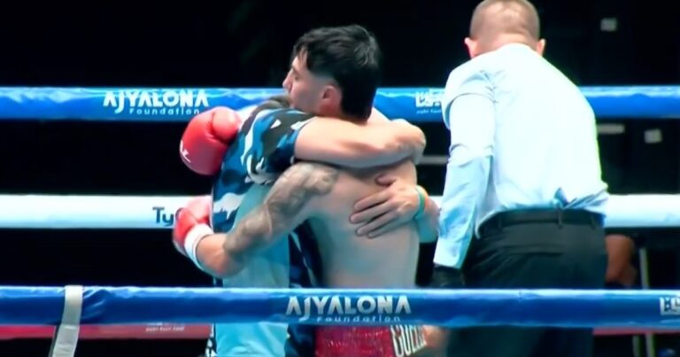 Mirco Cuello demolió a Sergio Ríos con un nocaut electrizante y se consagró campeón del mundo pluma de la AMB