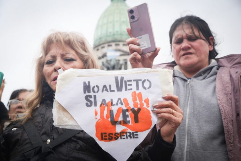 Milei derrotado en el veto a la emergencia en Discapacidad, festeja la calle