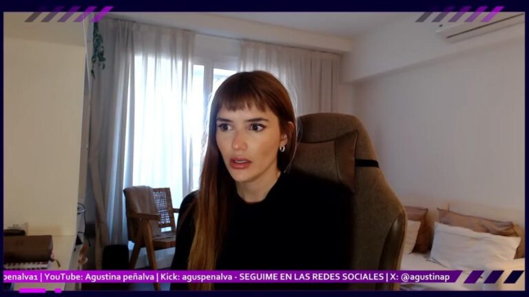 Agustina Peñalva denunció por streaming a un hombre por acoso