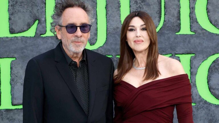 Tim Burton y Monica Bellucci confirmaron su separación tras más de dos años de romance