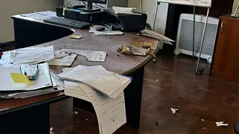 Se conocieron las primeras imágenes de la explosión en la Escuela Superior de Gendarmería