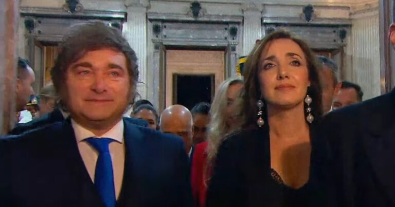 El frío saludo de Milei a Villarruel en su llegada al Congreso: la incomodidad de la vice y la indiferencia del Presidente